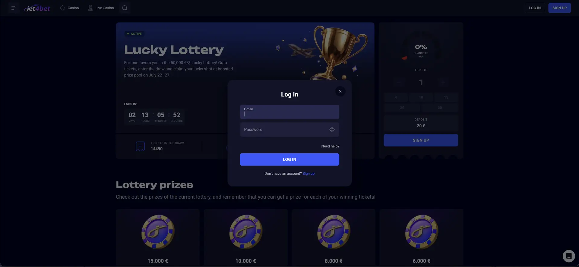 Jet4bet Login Australia preview